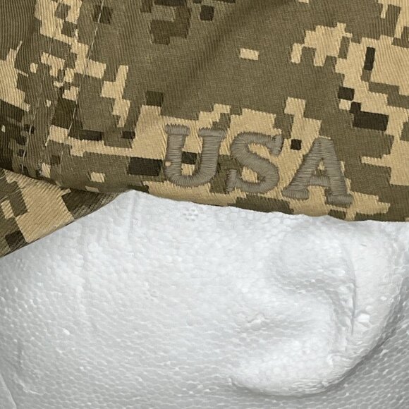 Kbethos Digital Camo Womens Hat American Flag Distressed Adjustable Cap - Picture 4 of 12